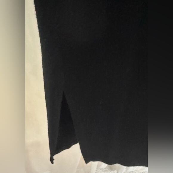 Jessica Simpson Size 2X women’s black midi dress with side slit - Picture 3 of 4